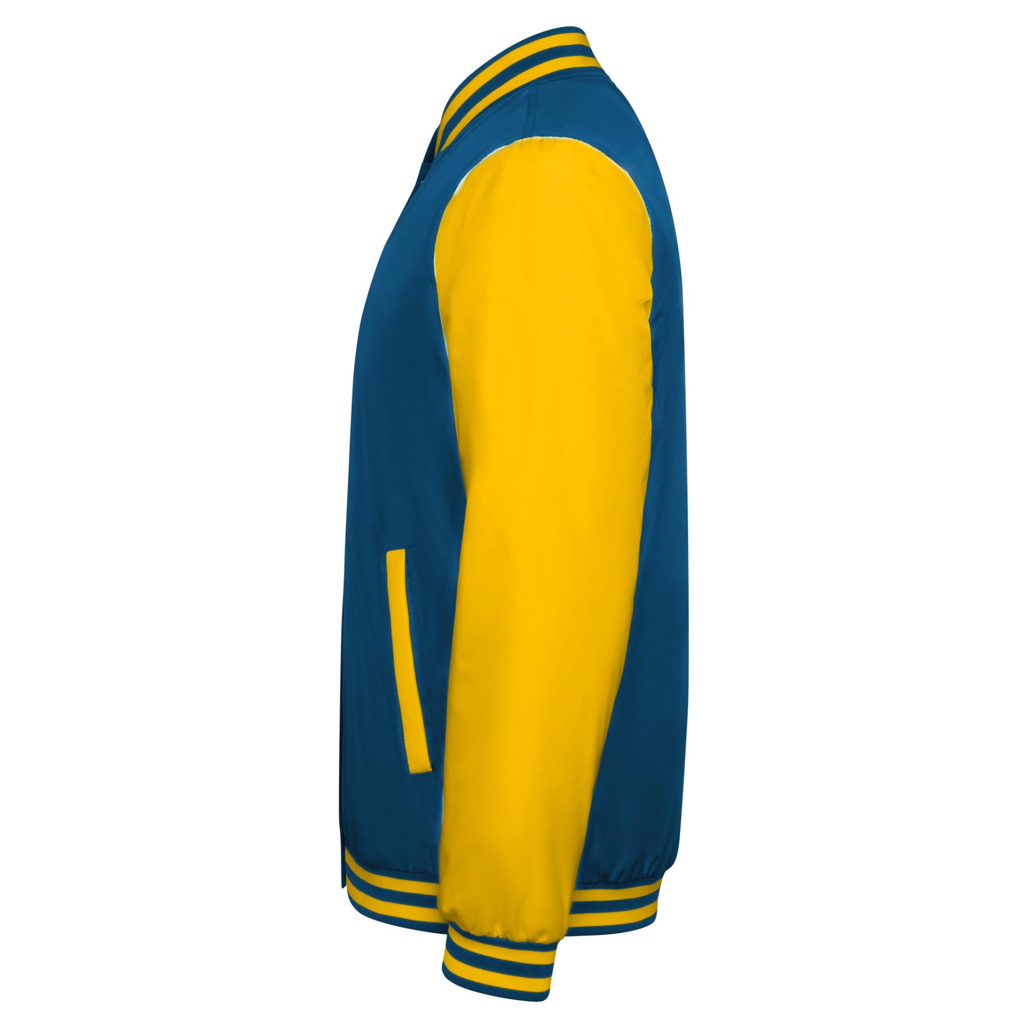 Geacă Unisex CALIFORNIA ALBASTRU COBALT GALBEN GOLDEN M