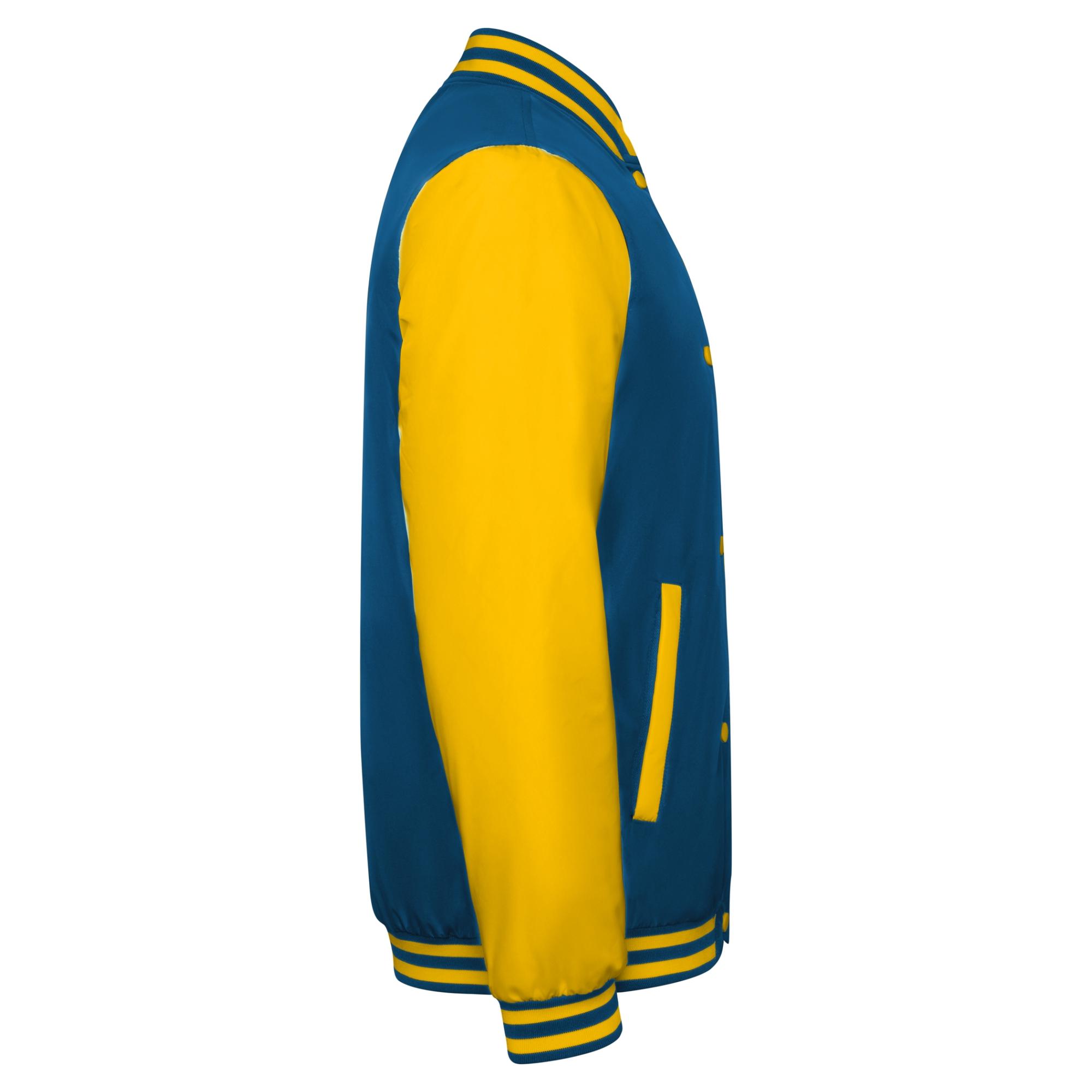 Geacă Unisex CALIFORNIA ALBASTRU COBALT GALBEN GOLDEN M