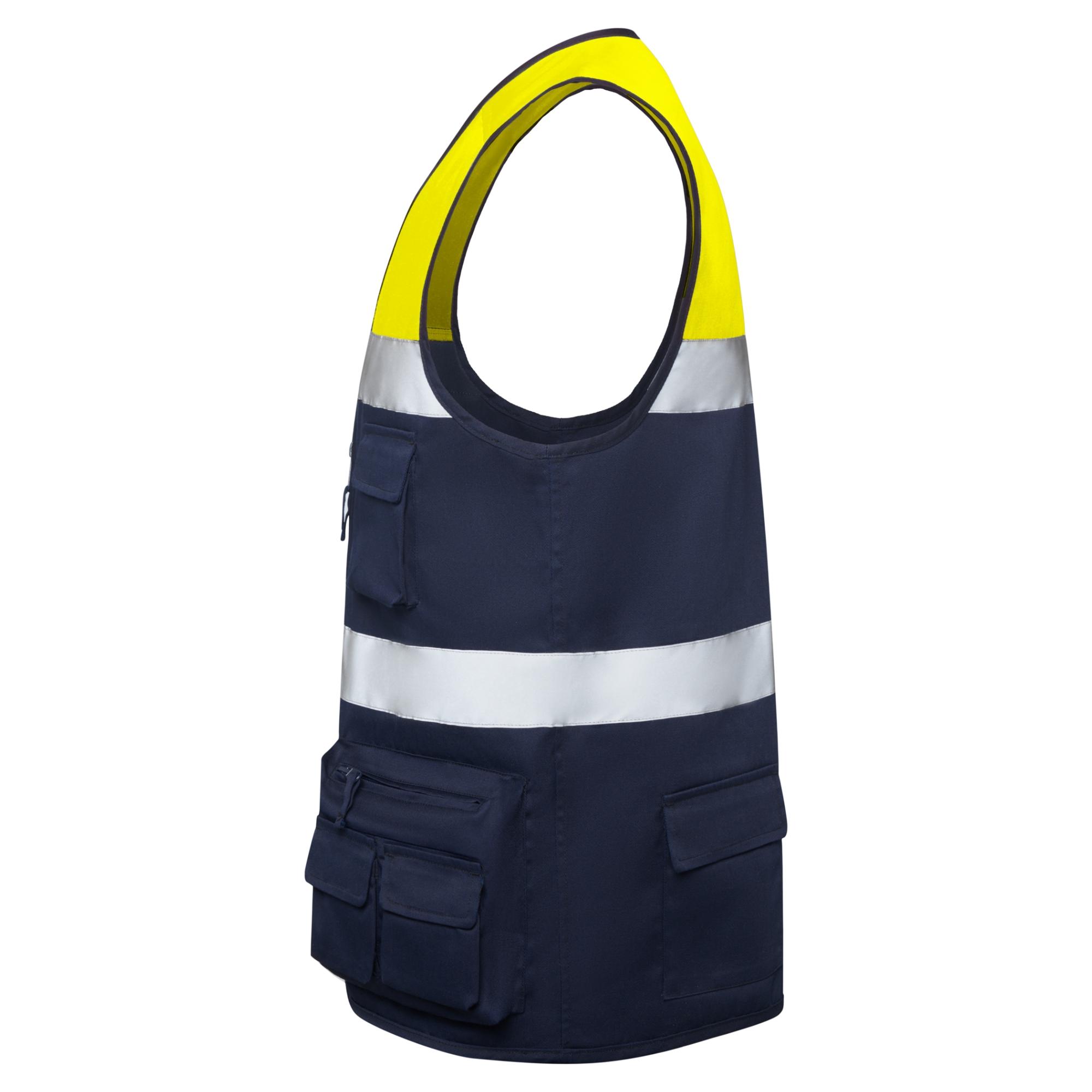 Vestă de lucru Unisex BETA BLEUMARIN GALBEN FLUORESCENT M