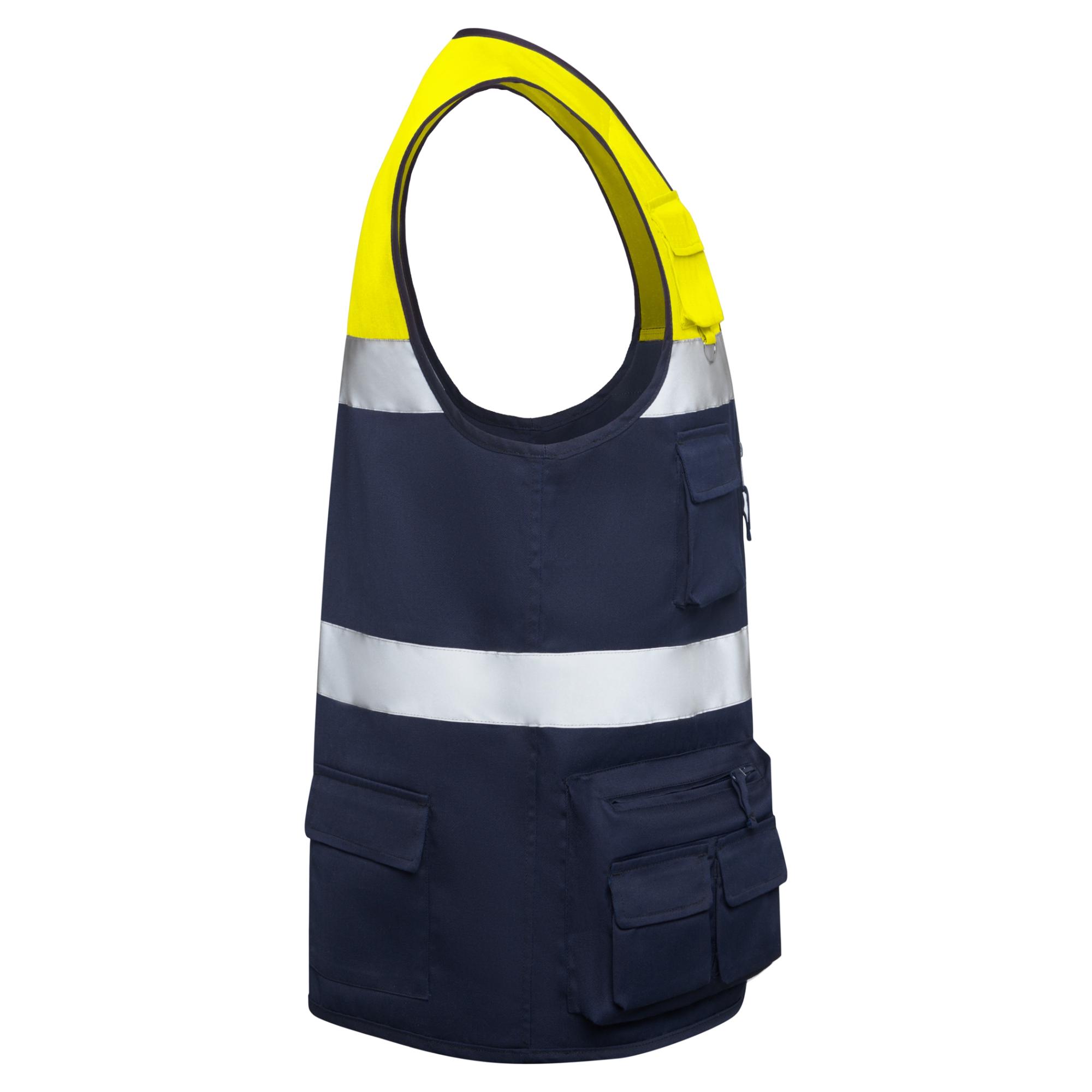 Vestă de lucru Unisex BETA BLEUMARIN GALBEN FLUORESCENT M