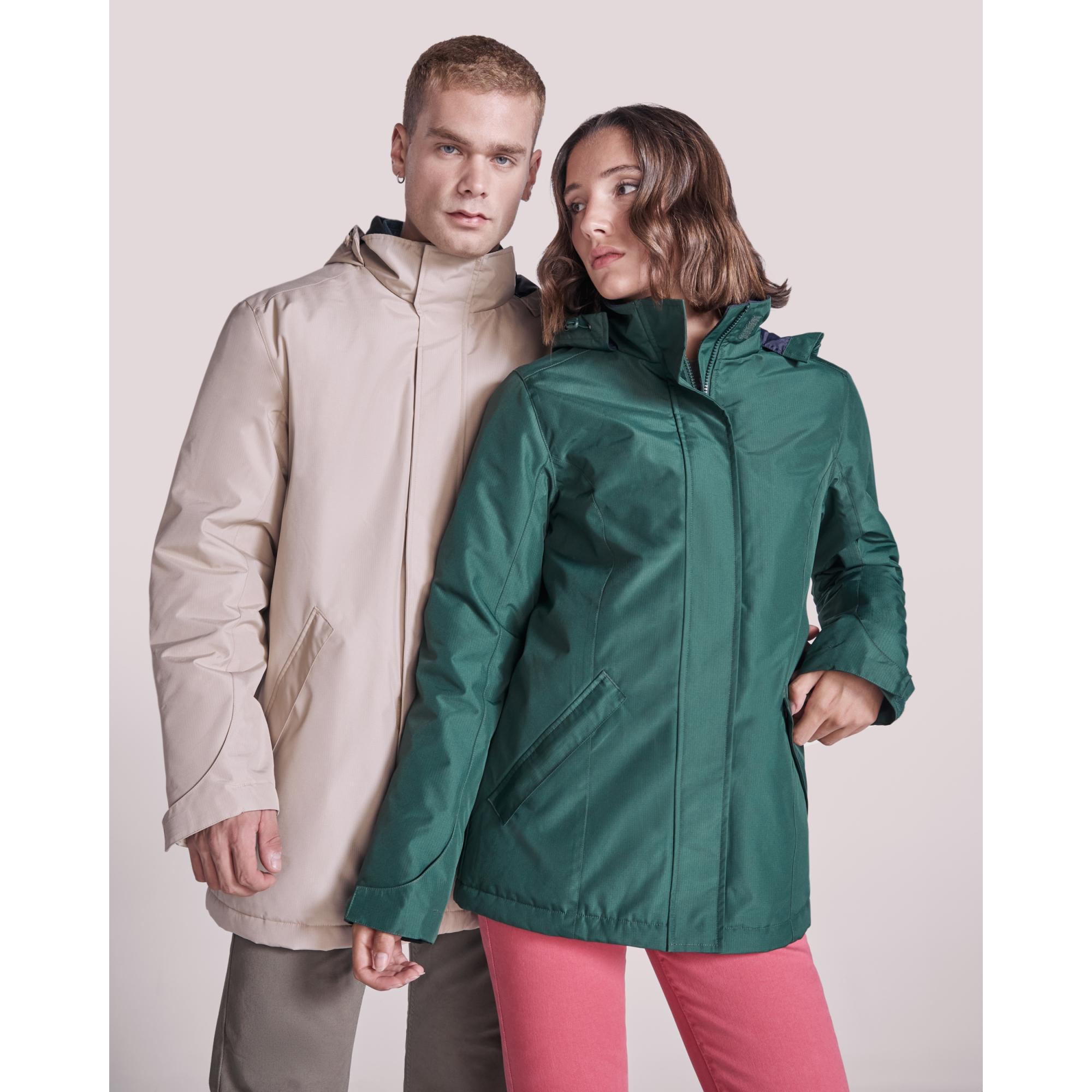 Geacă parka pentru bărbați AMERICA NISIPIU ÎNCHIS XXL