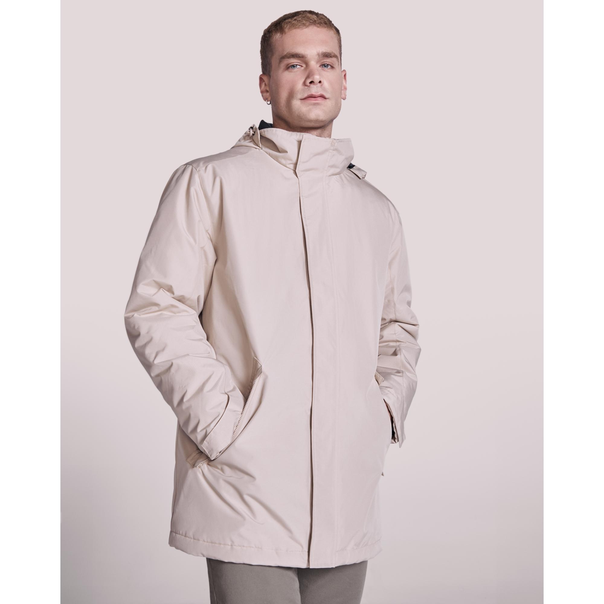 Geacă parka pentru bărbați AMERICA NISIPIU ÎNCHIS XXL