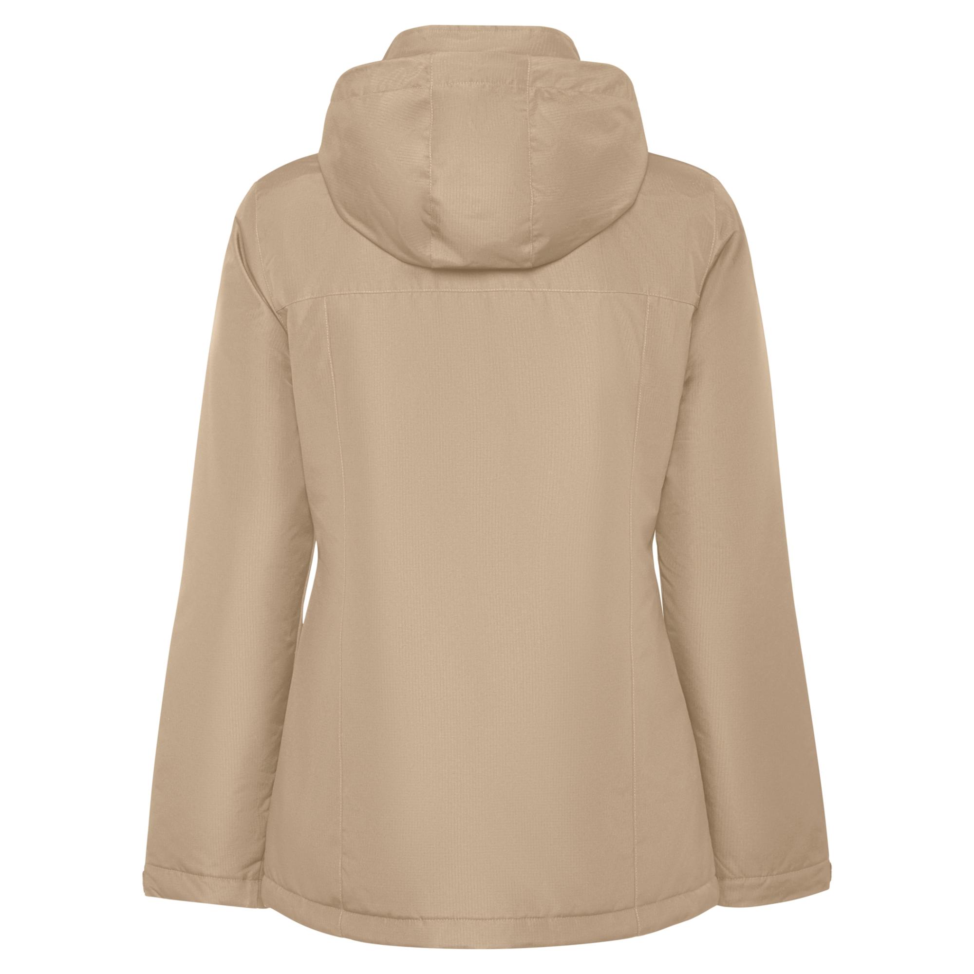 Geacă parka pentru femei AMERICA WOMAN NISIPIU ÎNCHIS XXL