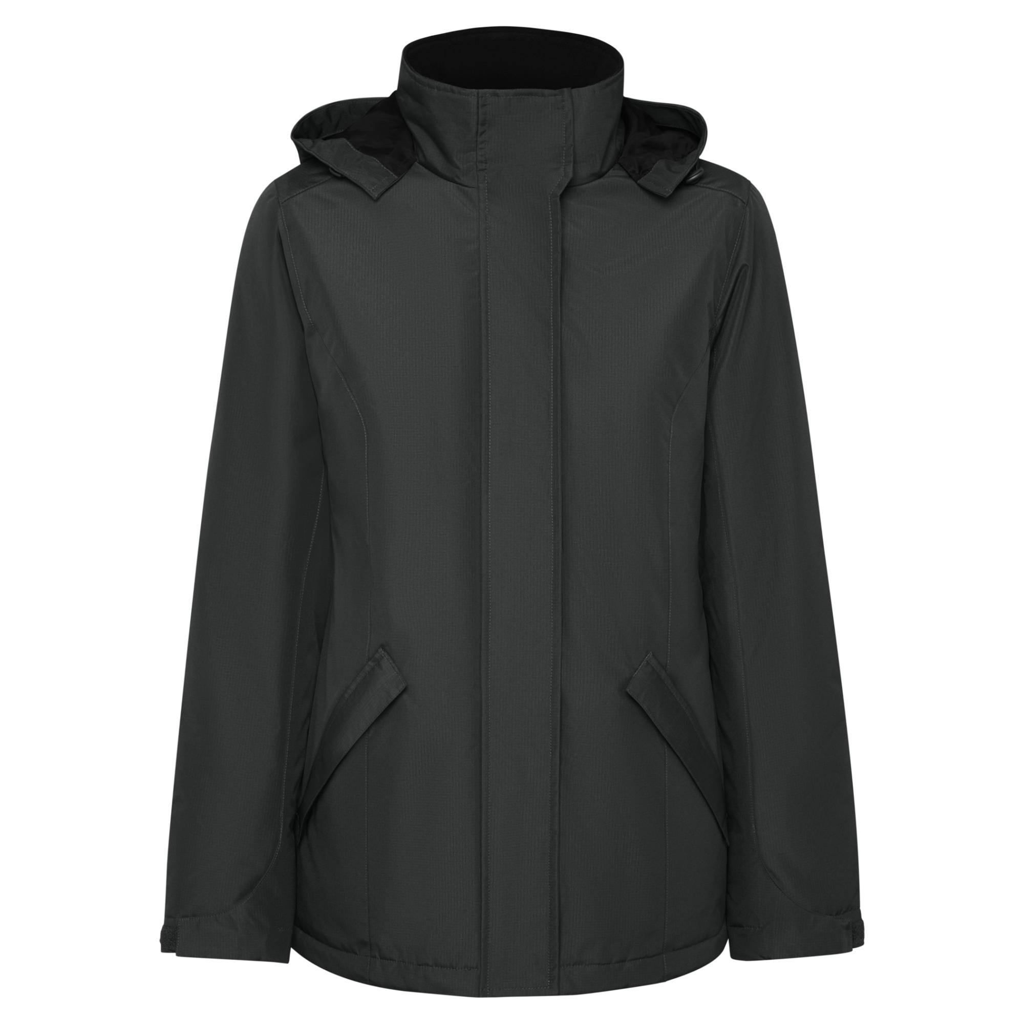 Geacă parka pentru femei AMERICA WOMAN PLUMB ÎNCHIS