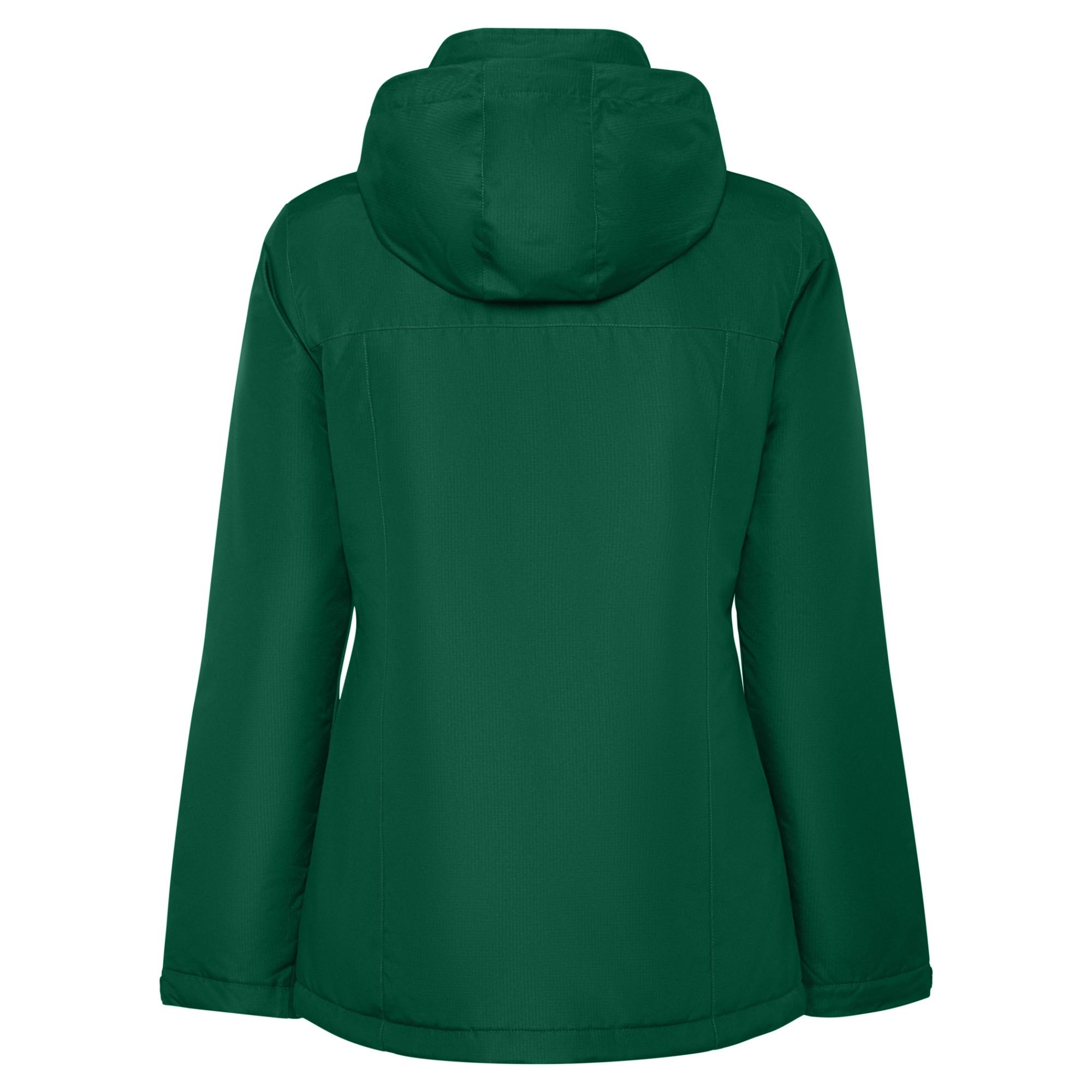 Geacă parka pentru femei AMERICA WOMAN VERDE STICLĂ XL