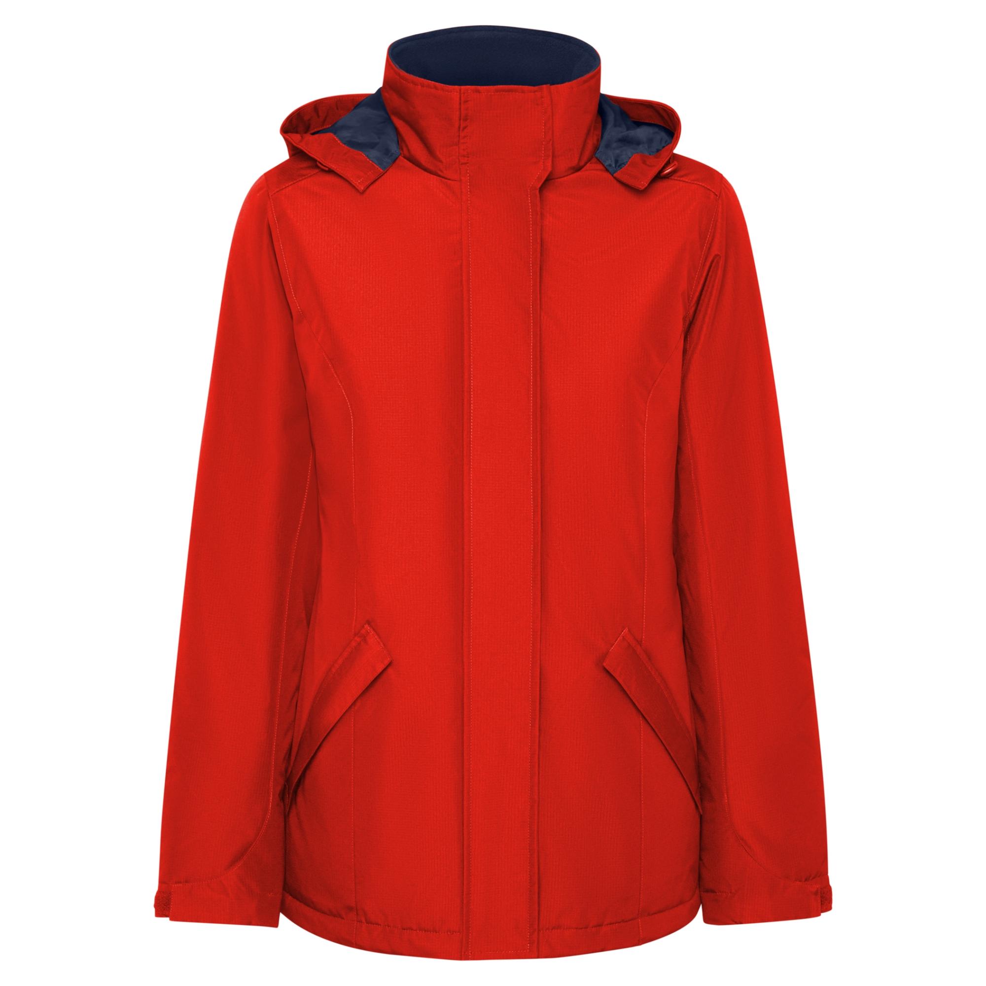 Geacă parka pentru femei AMERICA WOMAN ROȘU