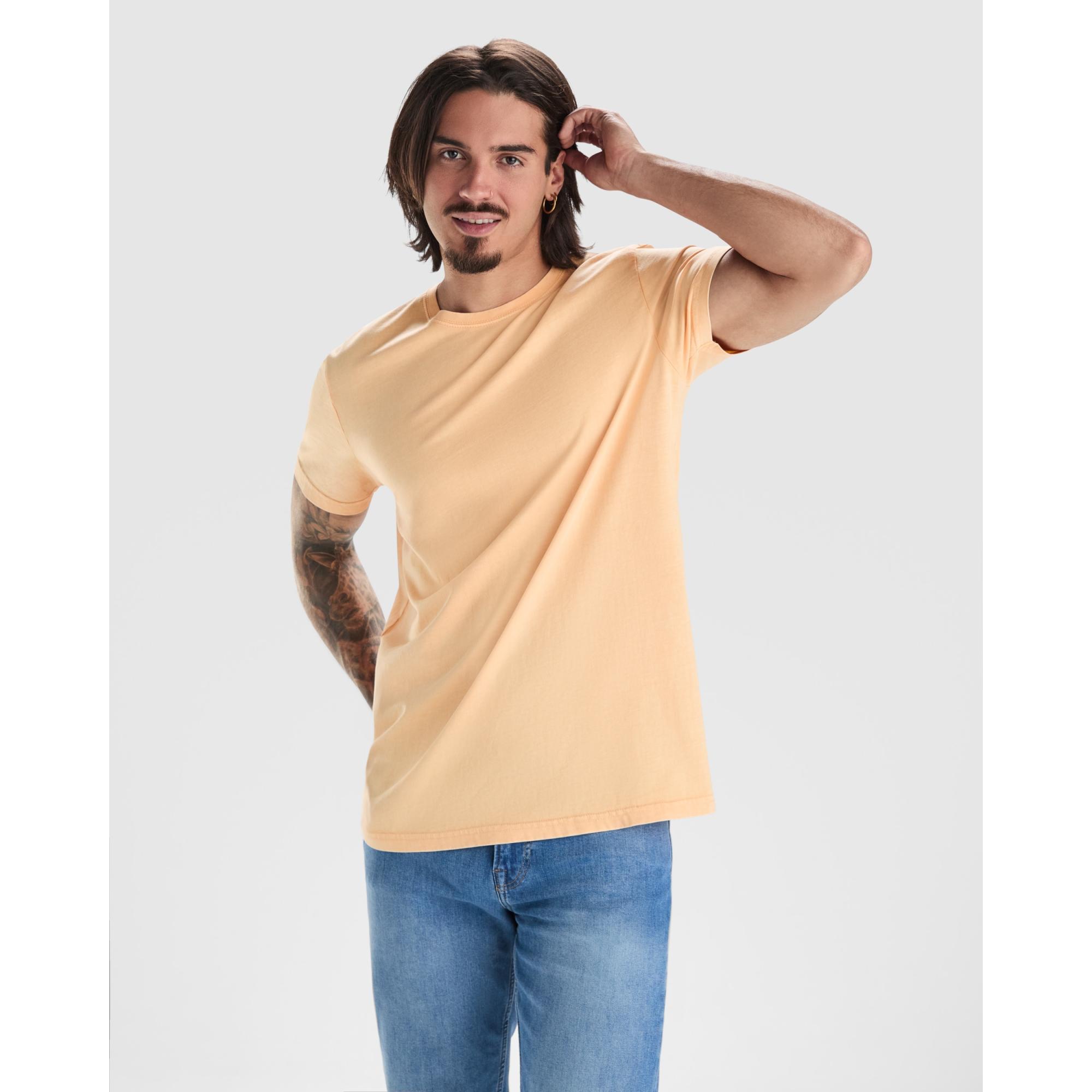 Tricou Bărbat Corgi PAPAYA DESCHIS SPĂLAT XXL