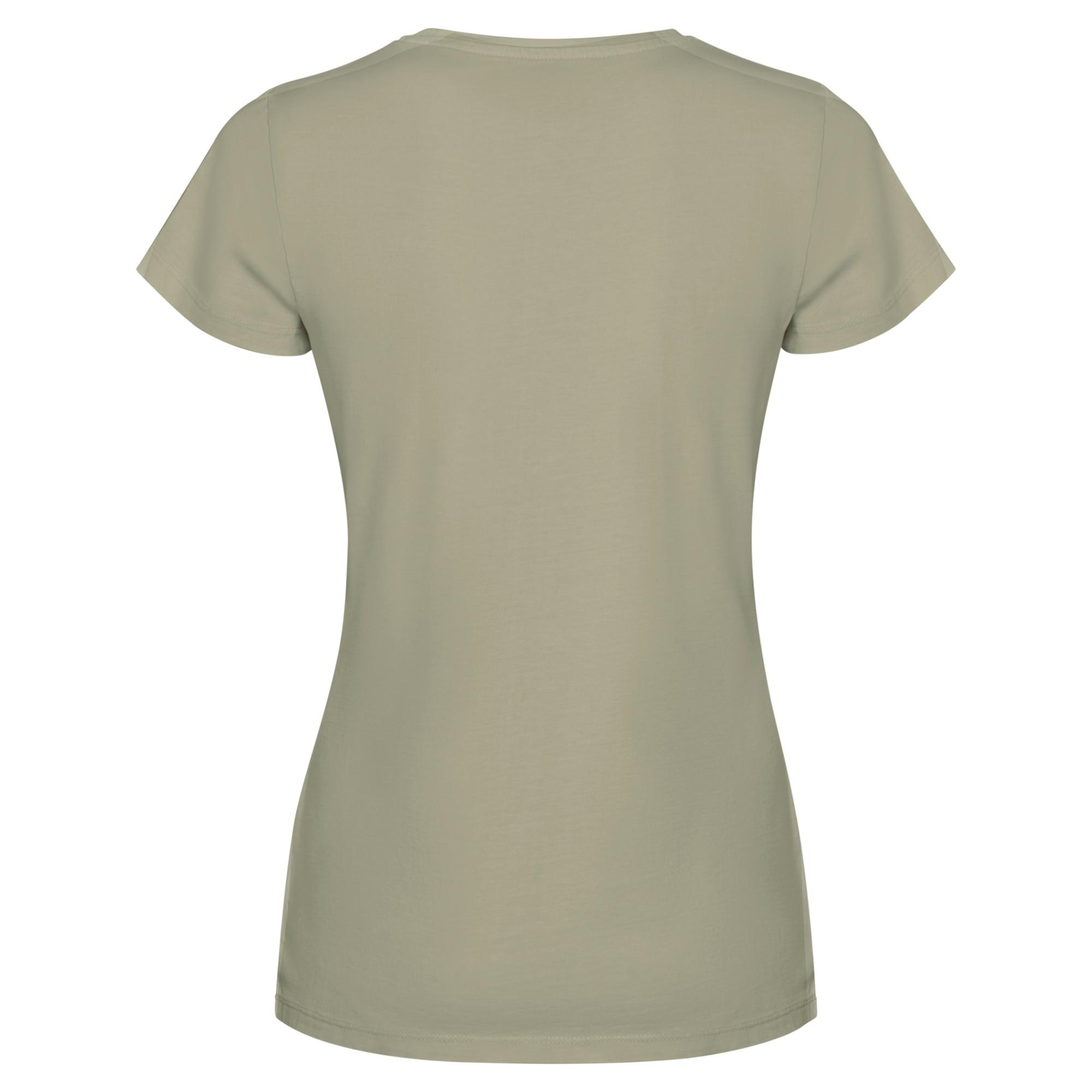 Tricou Damă Fiyi KAKI DESCHIS SPĂLAT XXL