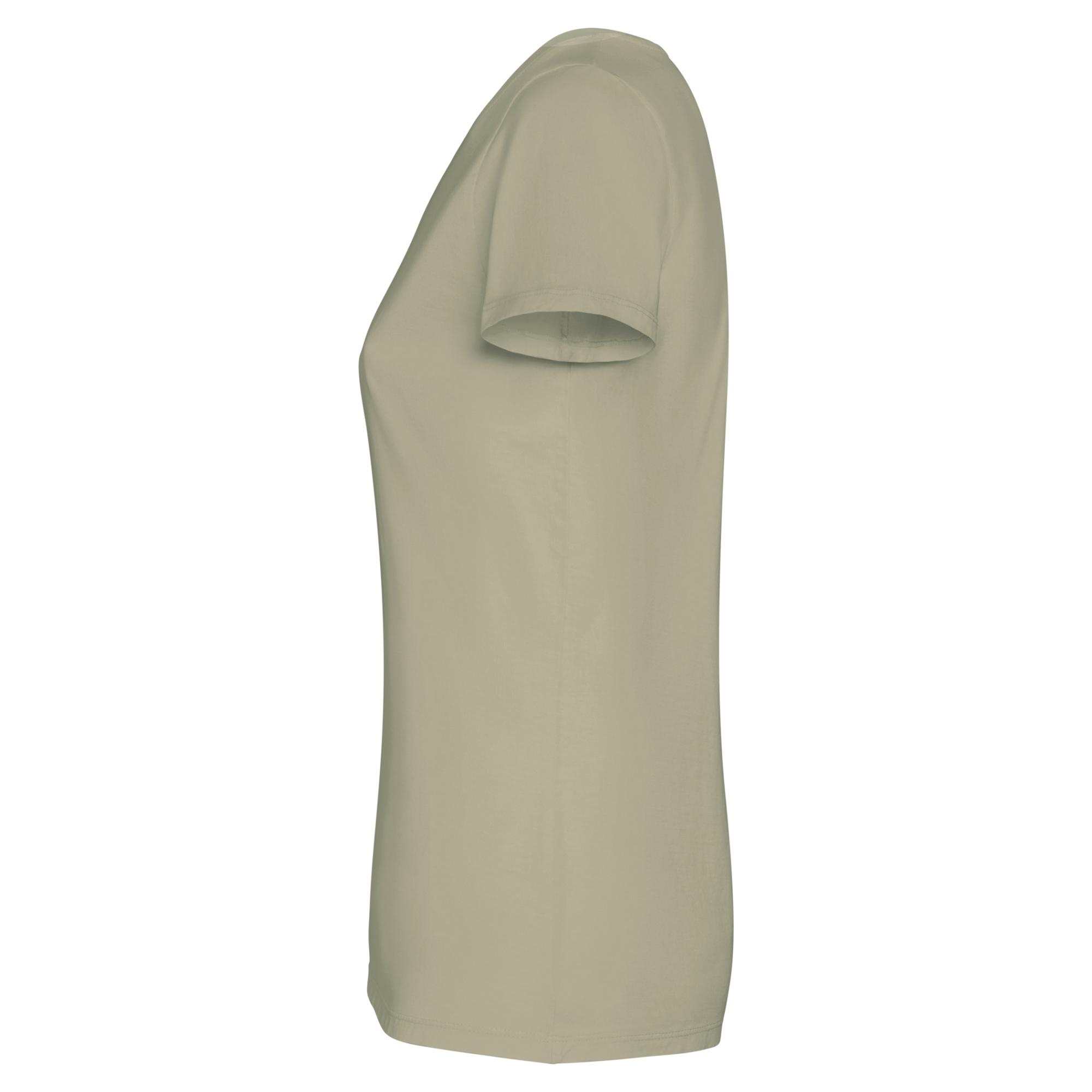 Tricou Damă Fiyi KAKI DESCHIS SPĂLAT XXL
