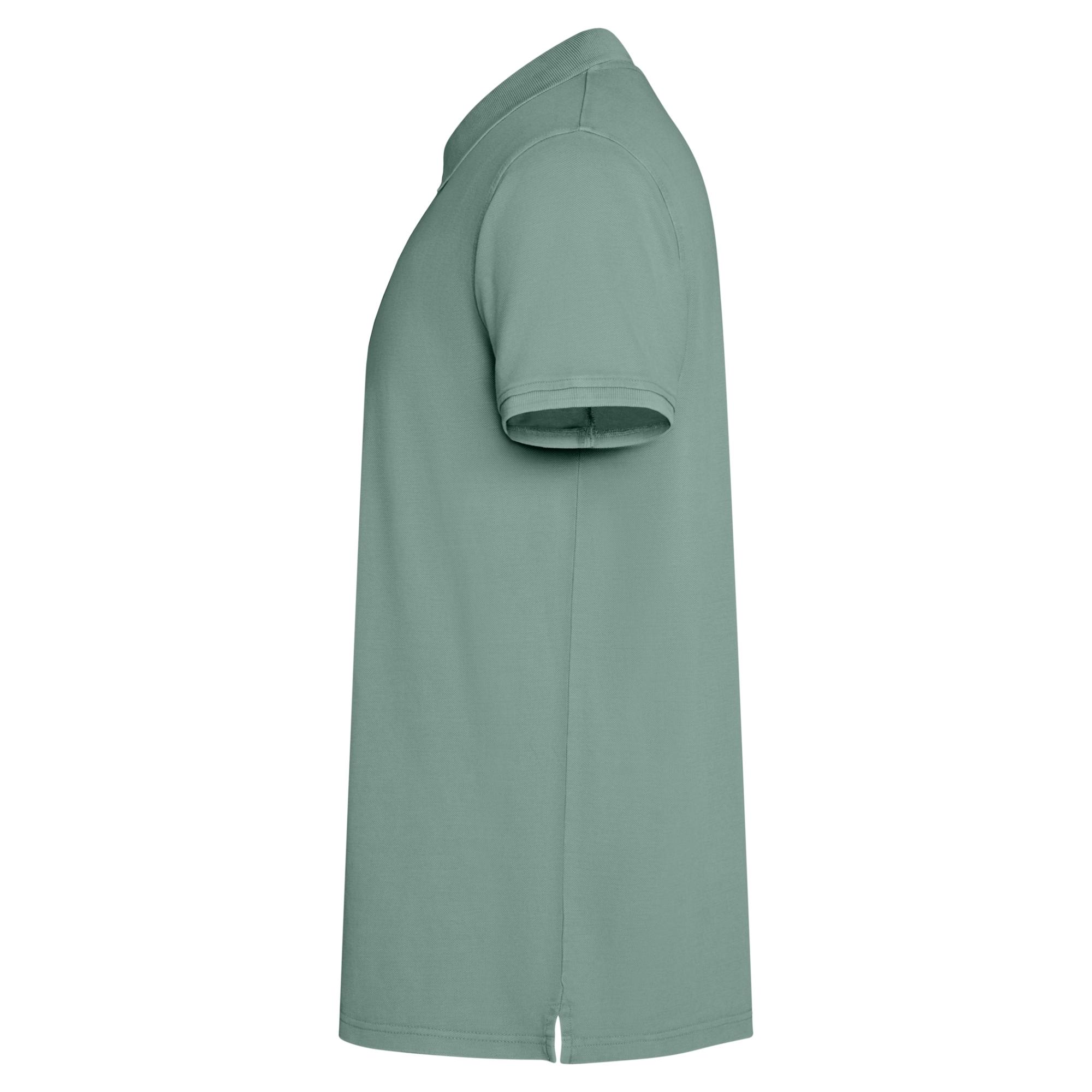 Tricou Polo Unisex Cobain VERDE RAȚĂ SPĂLAT XS