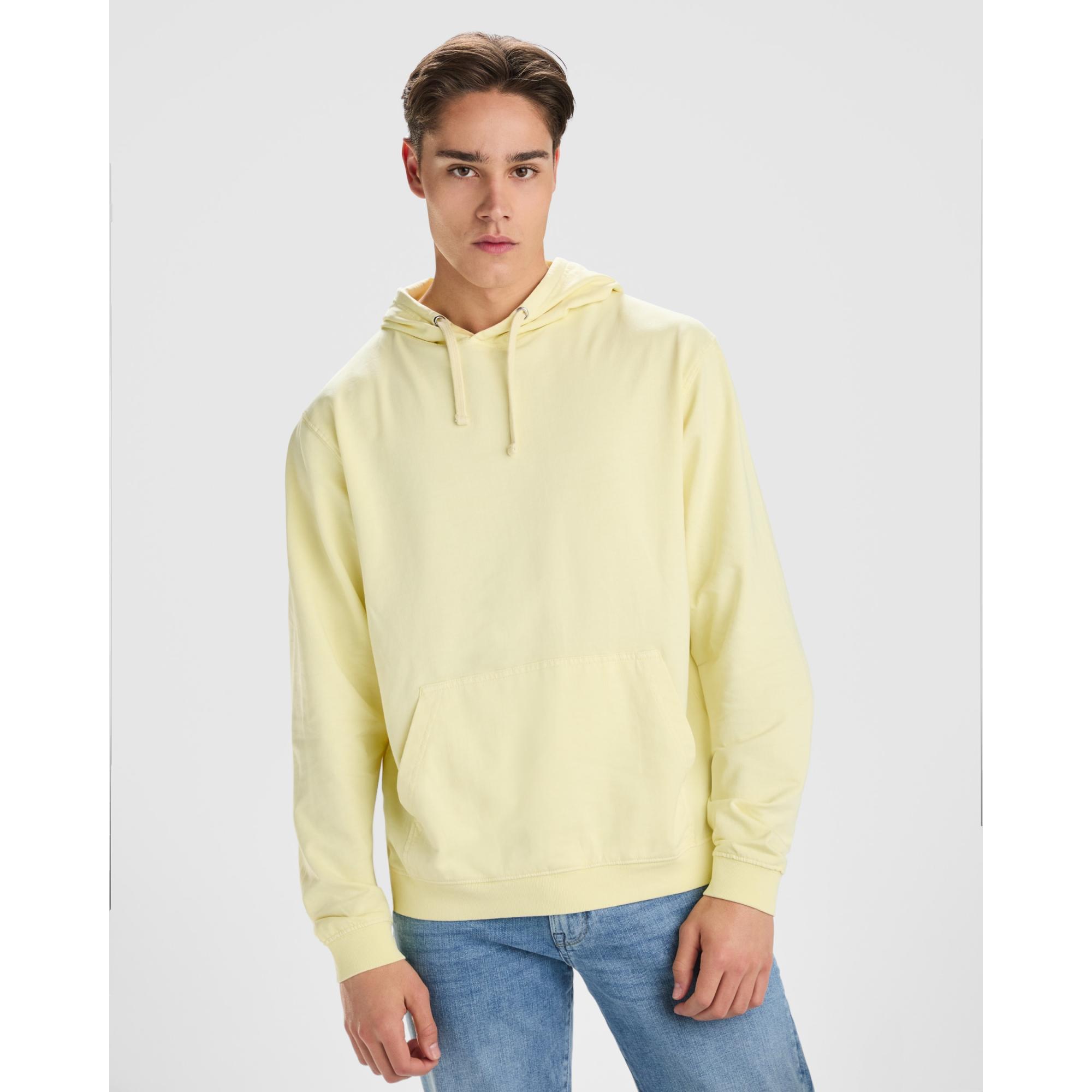 Hanorac Unisex Kenia PAPAYA DESCHIS SPĂLAT L