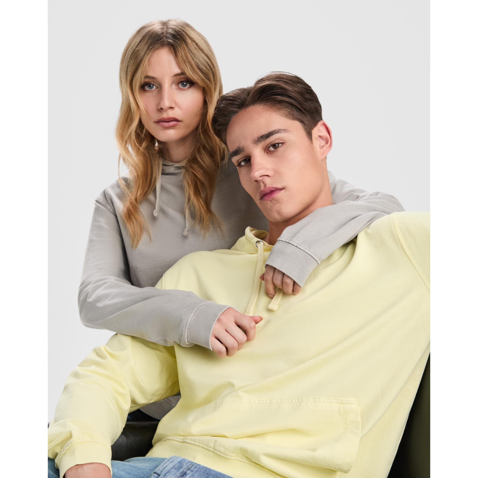 Hanorac Unisex Kenia PAPAYA DESCHIS SPĂLAT L