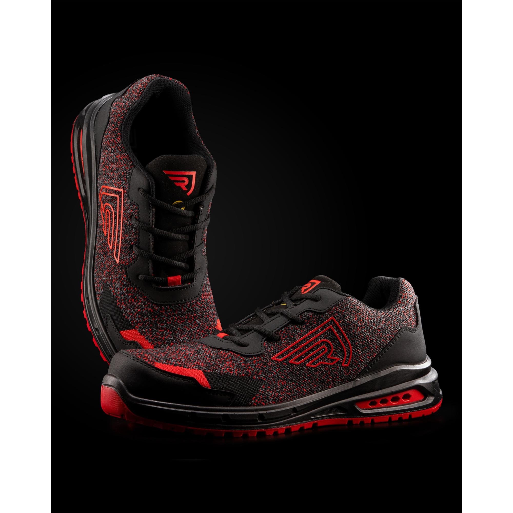 Pantofi Lucru Unisex Ruby NEGRU ROJO LABORAL Mărimea 38