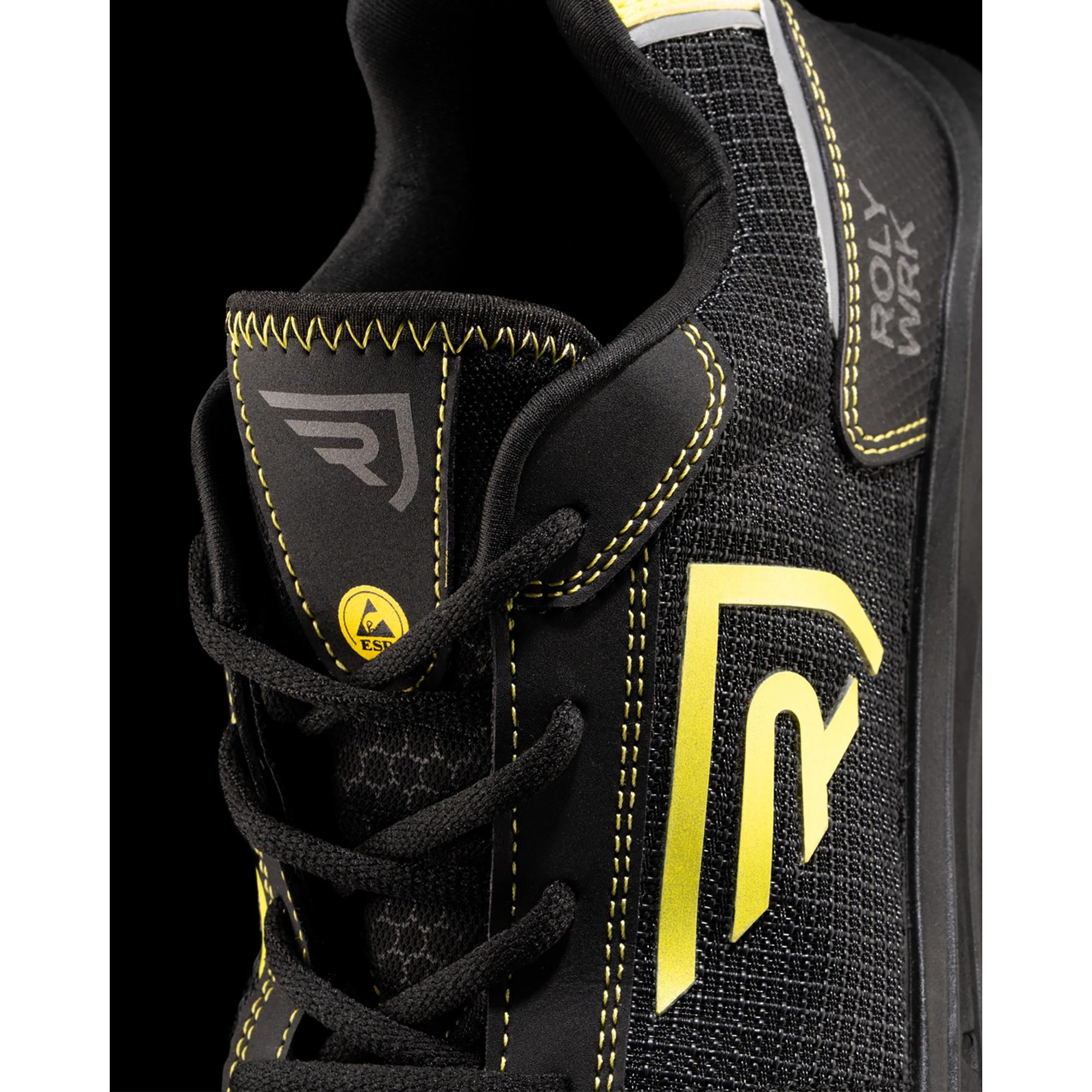 Pantofi Lucru Unisex Beryl NEGRU GALBEN FLUORESCENT 39