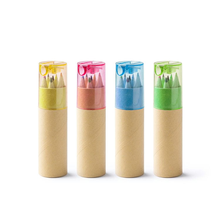 Set de 6 creioane MABEL ROȘU