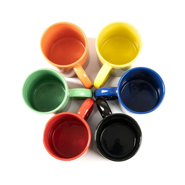 Cană de ceramică PAPAYA NEGRU