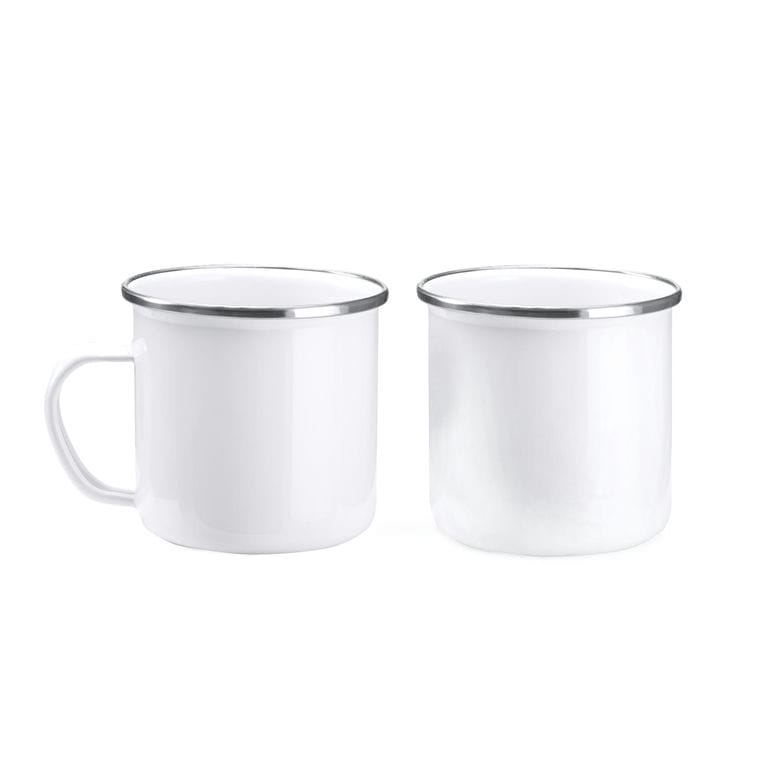 Cană metalică DAMASCO ALB