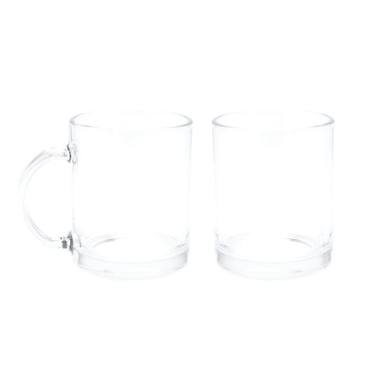 Cană de sticlă KAFFIR ALB