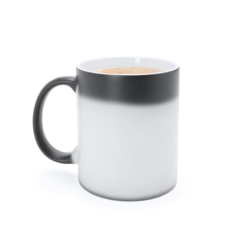 Cană magică OKRA NEGRU