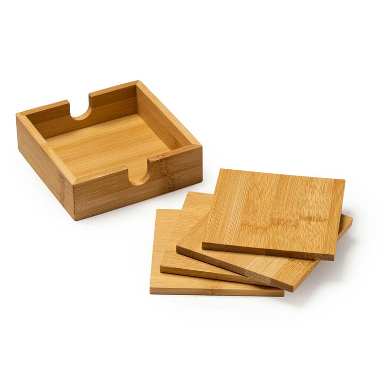 Set de 4 suporturi de pahare ALGOR NATURAL