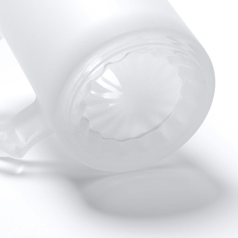 Cană din sticlă ADAYA ALB