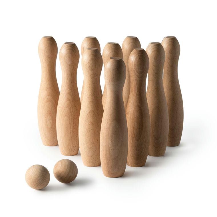 Set de popice Viza NATURAL