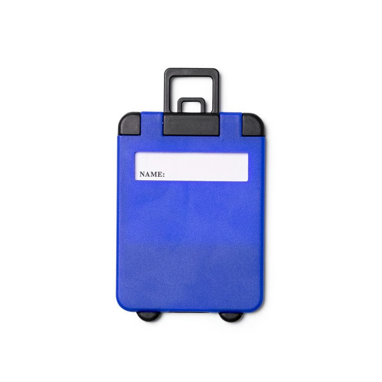 Etichetă pentru valiză CHARTER ALBASTRU ROYAL
