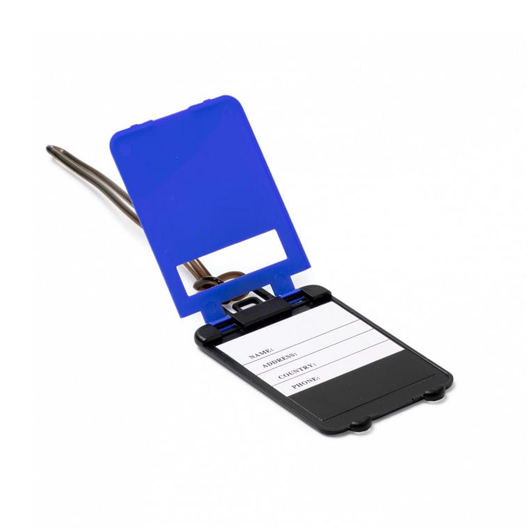 Etichetă pentru valiză CHARTER NEGRU