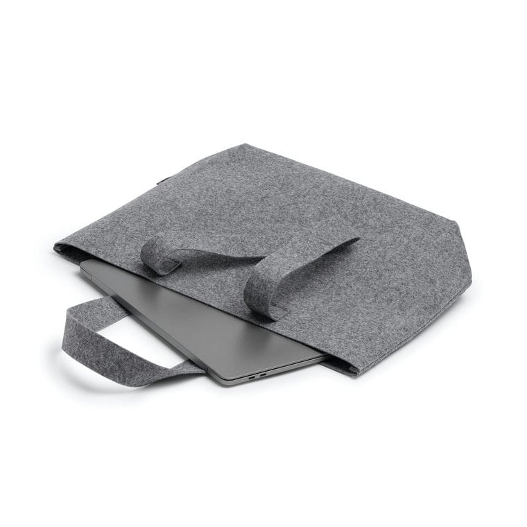 Geantă din pâslă CAROLA GRI MELANJ