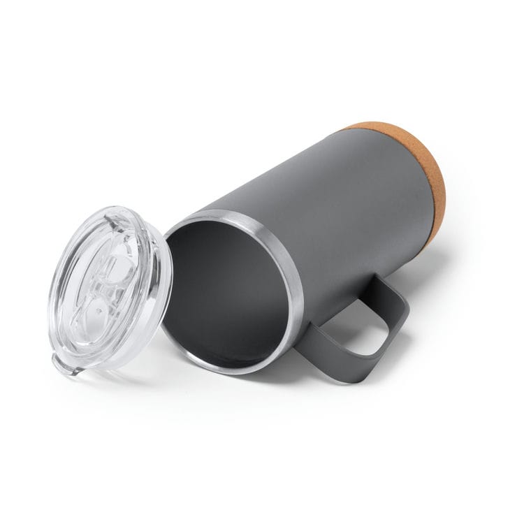 Pahar metalic BEYRON ALB