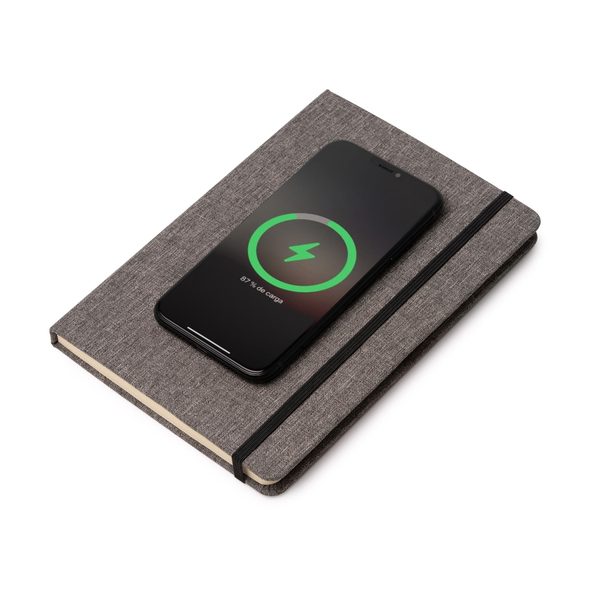 Blocnotes cu încărcare wireless Garlan GRI Marime universala