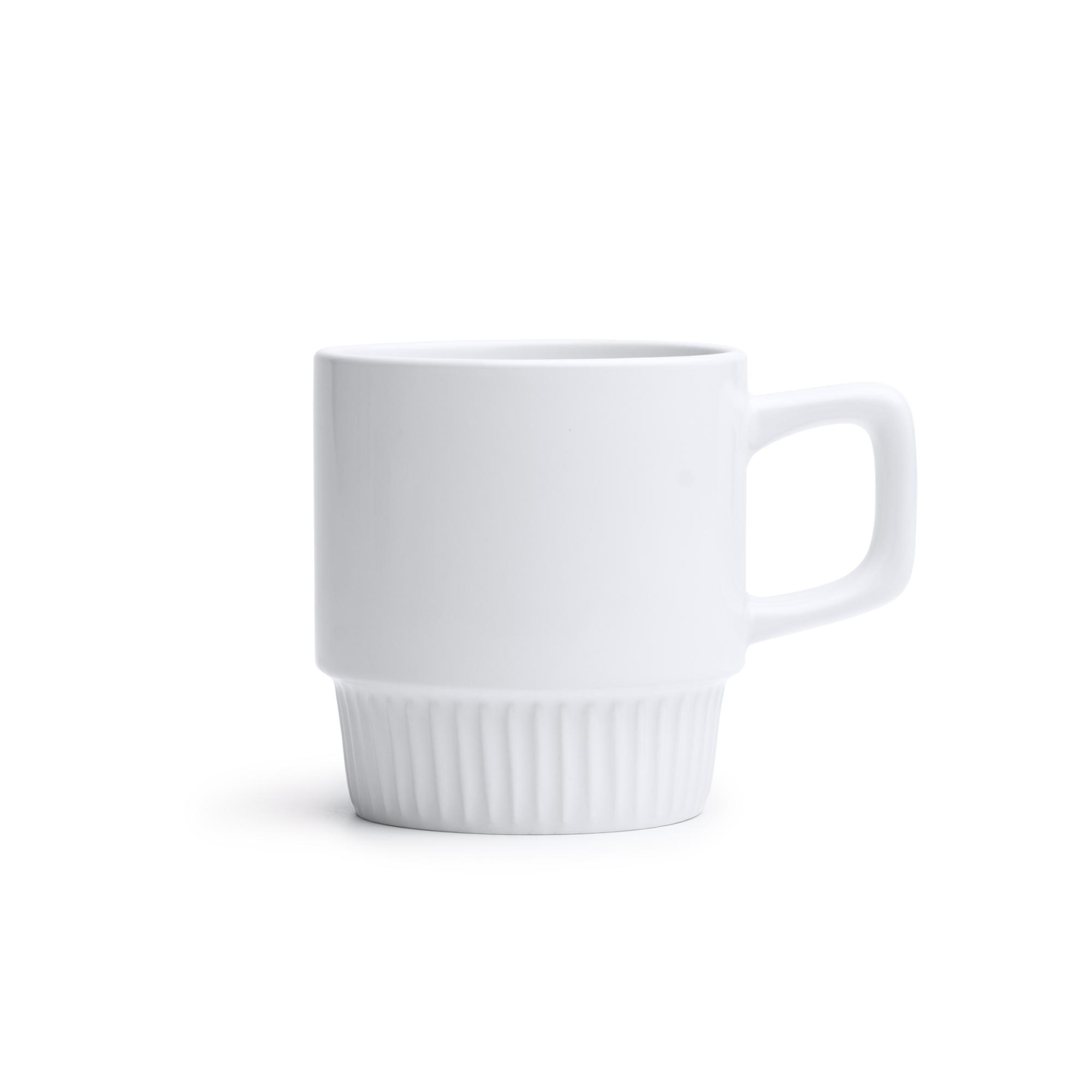 MUG CORTINA WHITE ALB Marime universala