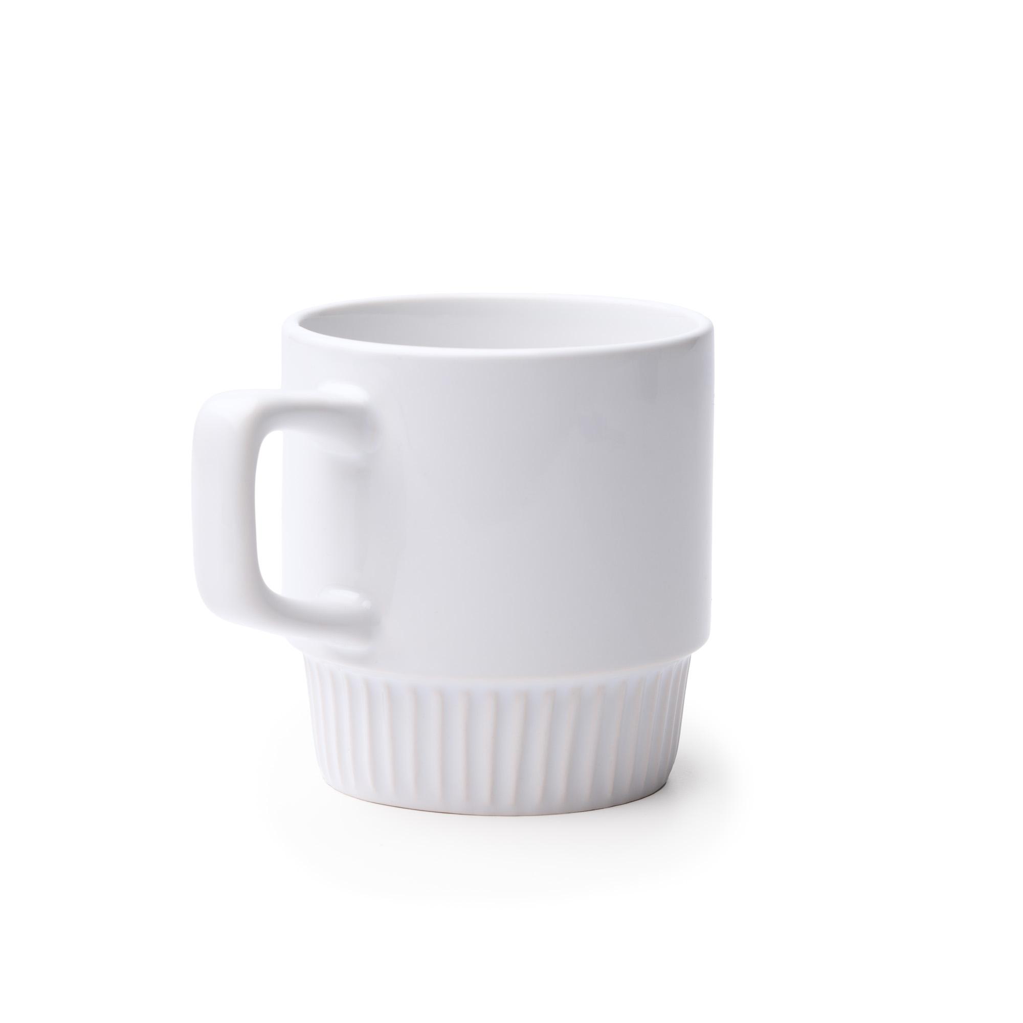 MUG CORTINA WHITE ALB Marime universala