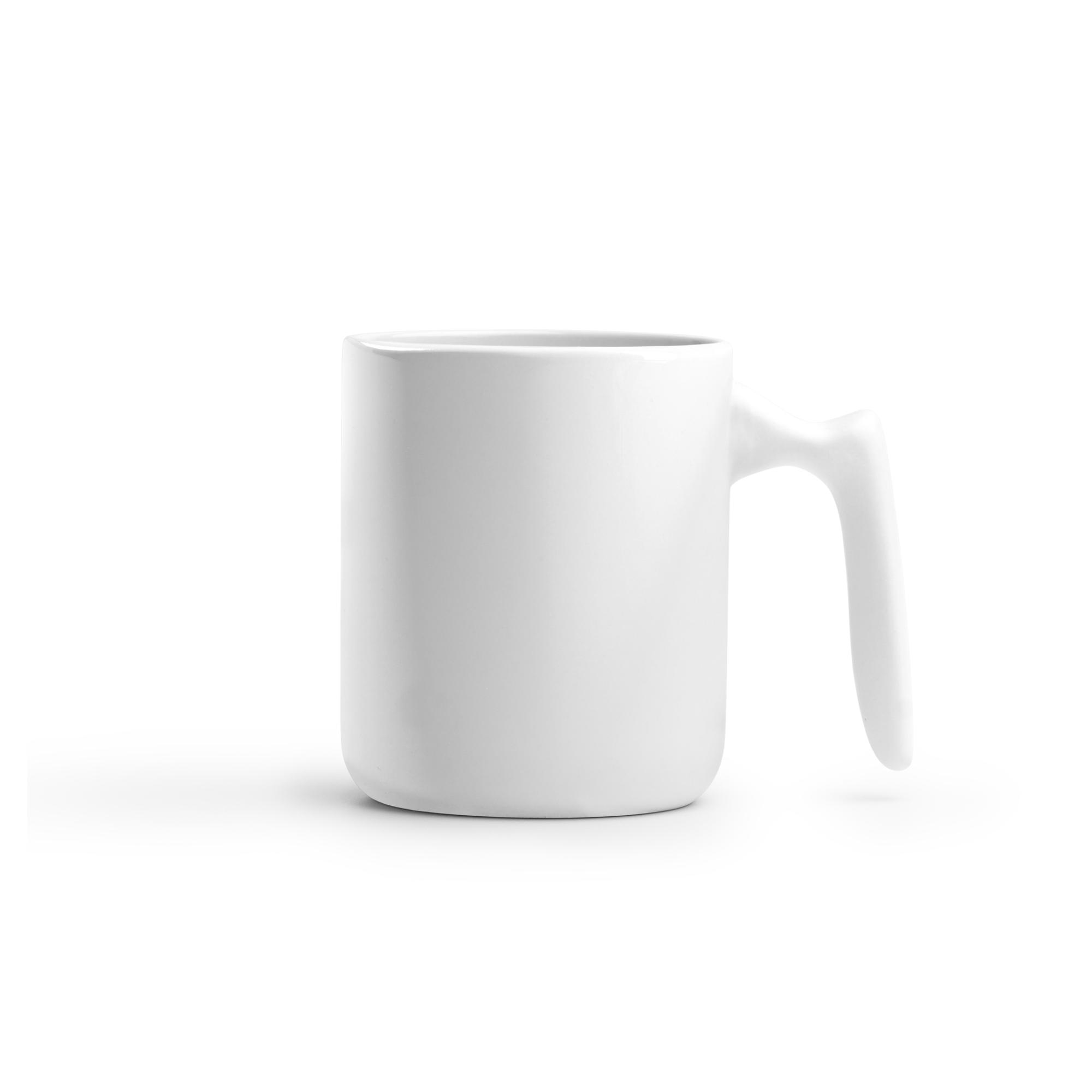 MUG BANUCI WHITE ALB Marime universala