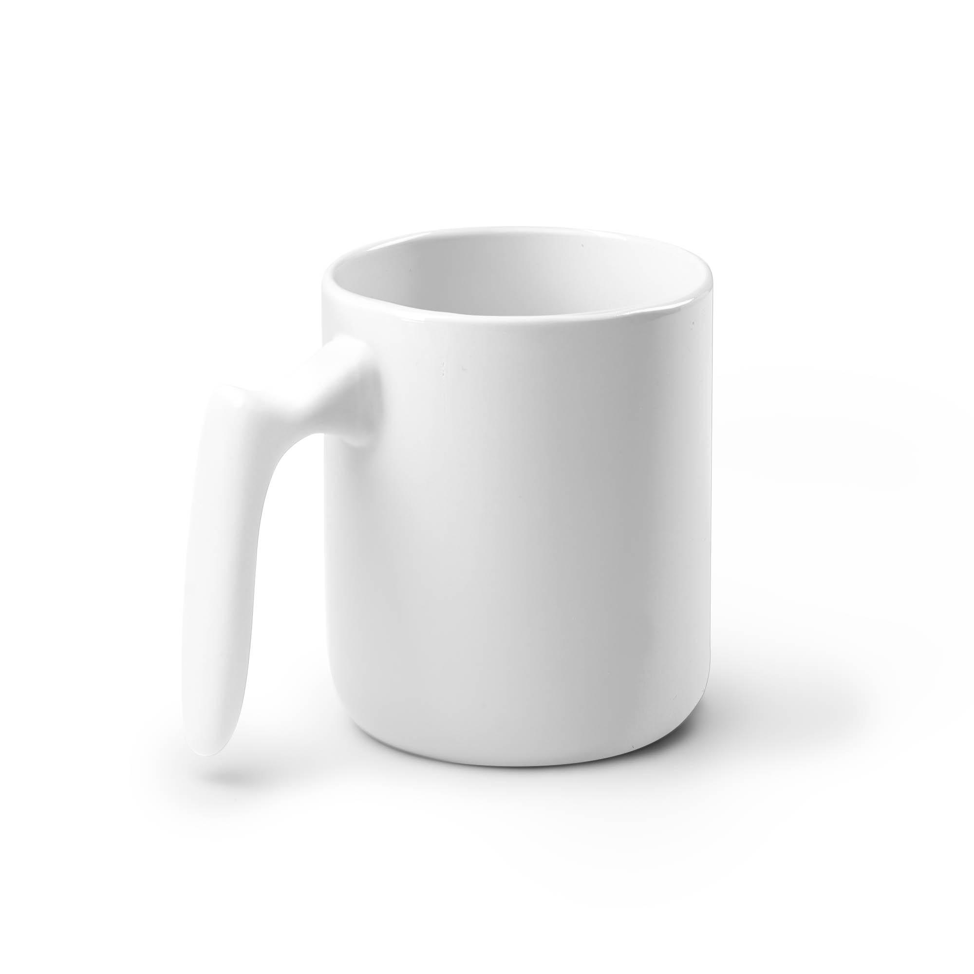 MUG BANUCI WHITE ALB Marime universala