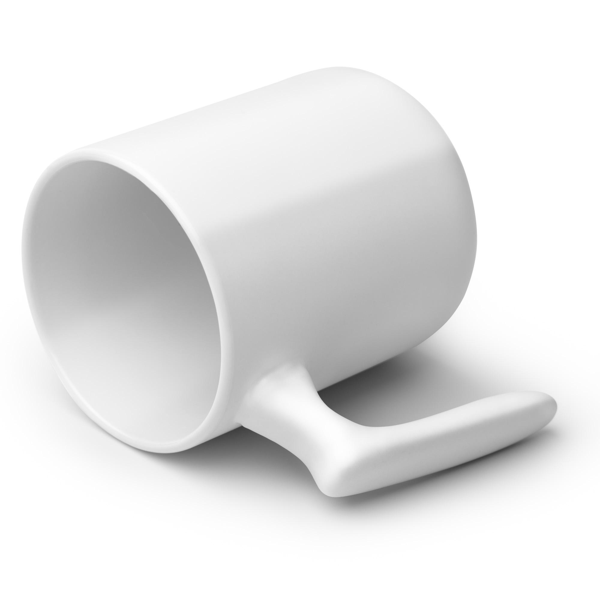 MUG BANUCI WHITE ALB Marime universala