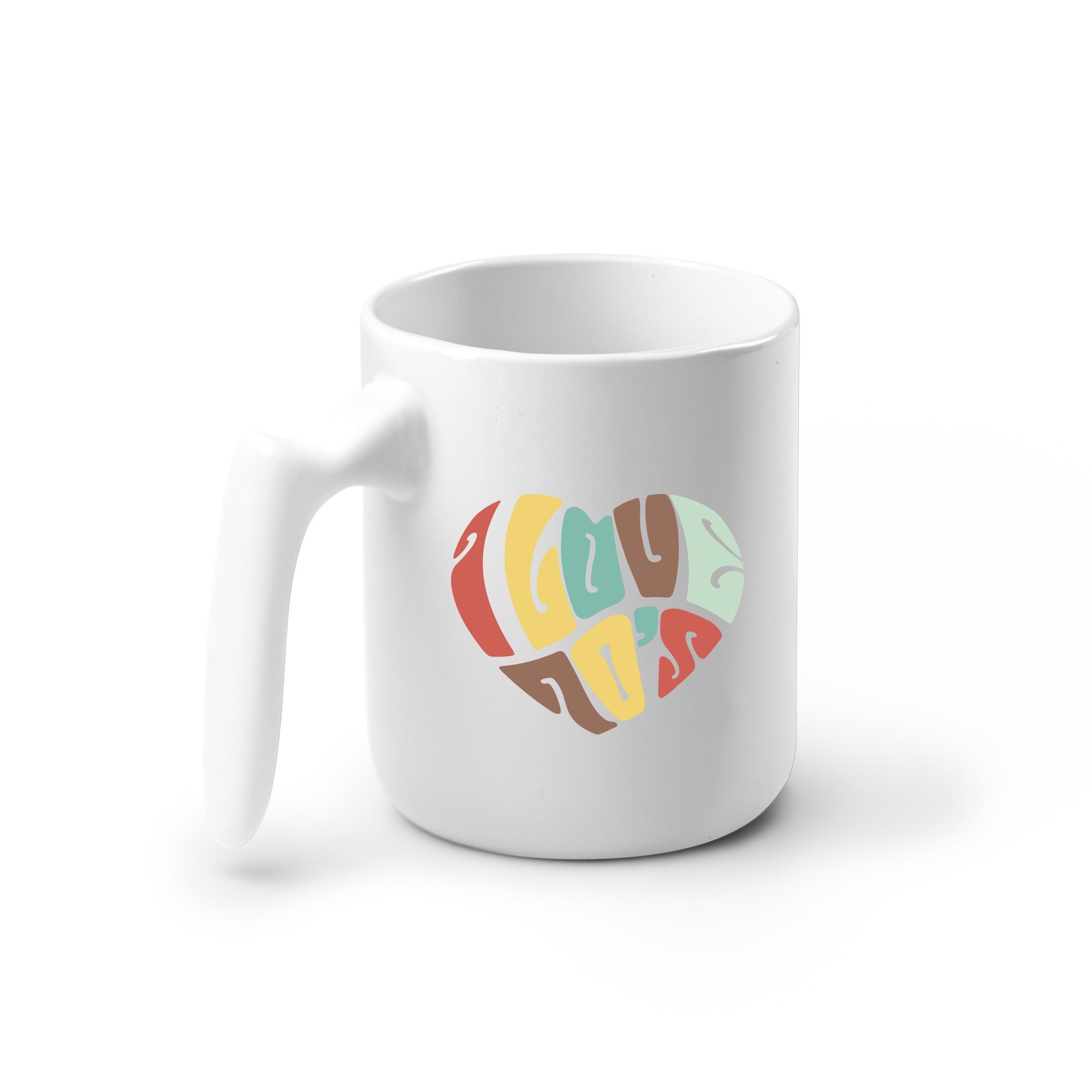 MUG BANUCI WHITE ALB Marime universala
