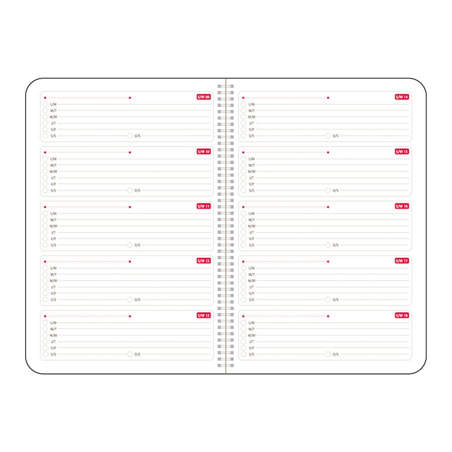 Agenda Riga Portocaliu DR7