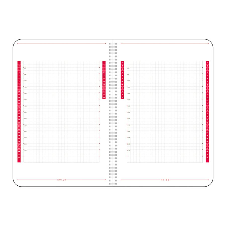 Agenda Riga Portocaliu DR7