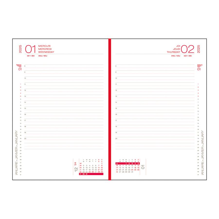Agenda Capri Negru PC10