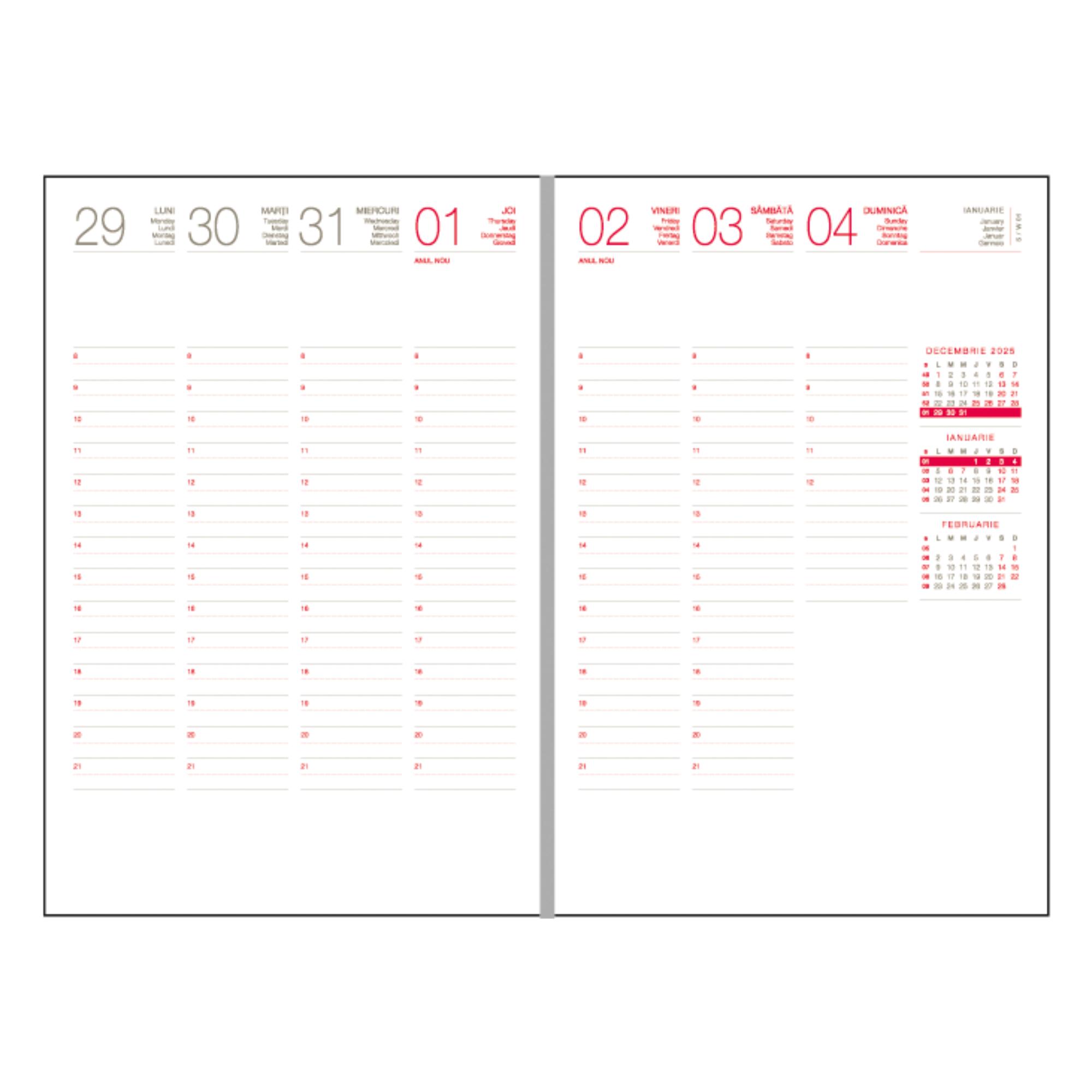 Agenda Avantaj Roșu SD11