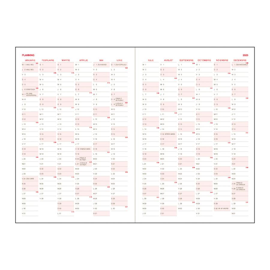 Agenda Avantaj Roșu SD11