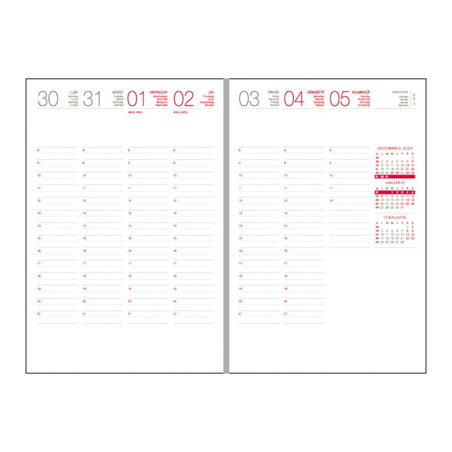 Agenda Avantaj Roșu SD11