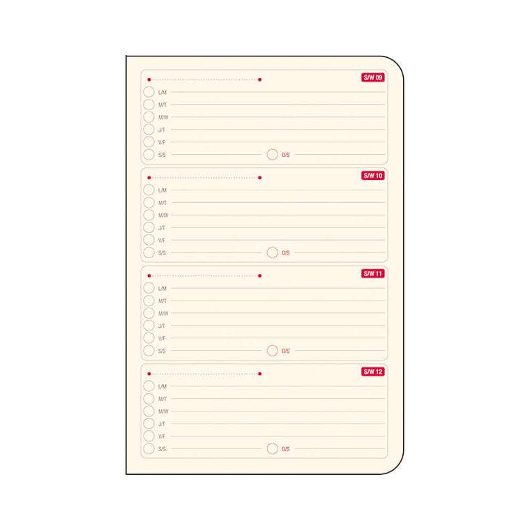 Agenda Oxford Roșu SH11