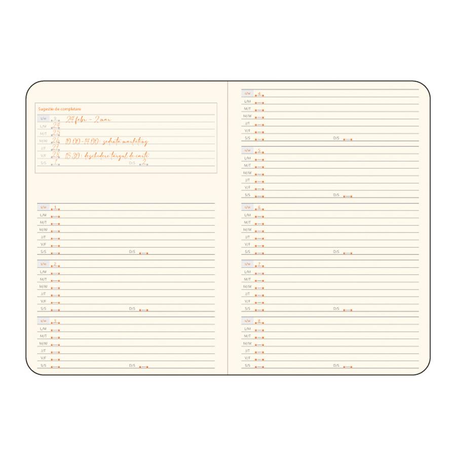 Agenda Toscana Negru NB10