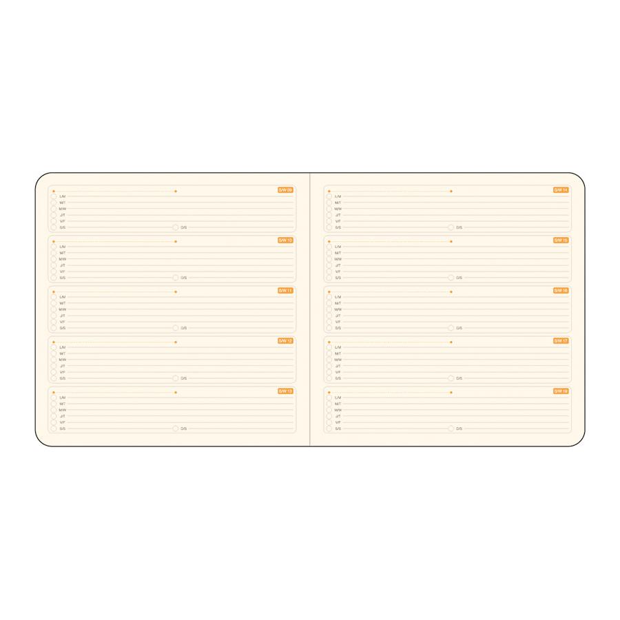 Agenda Quatro Flex Roșu P-QF-DR11