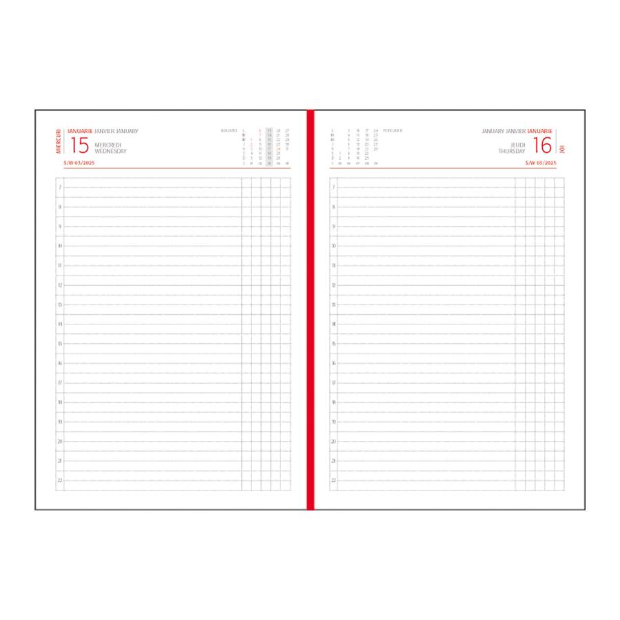 Agenda Basic Roșu BR11