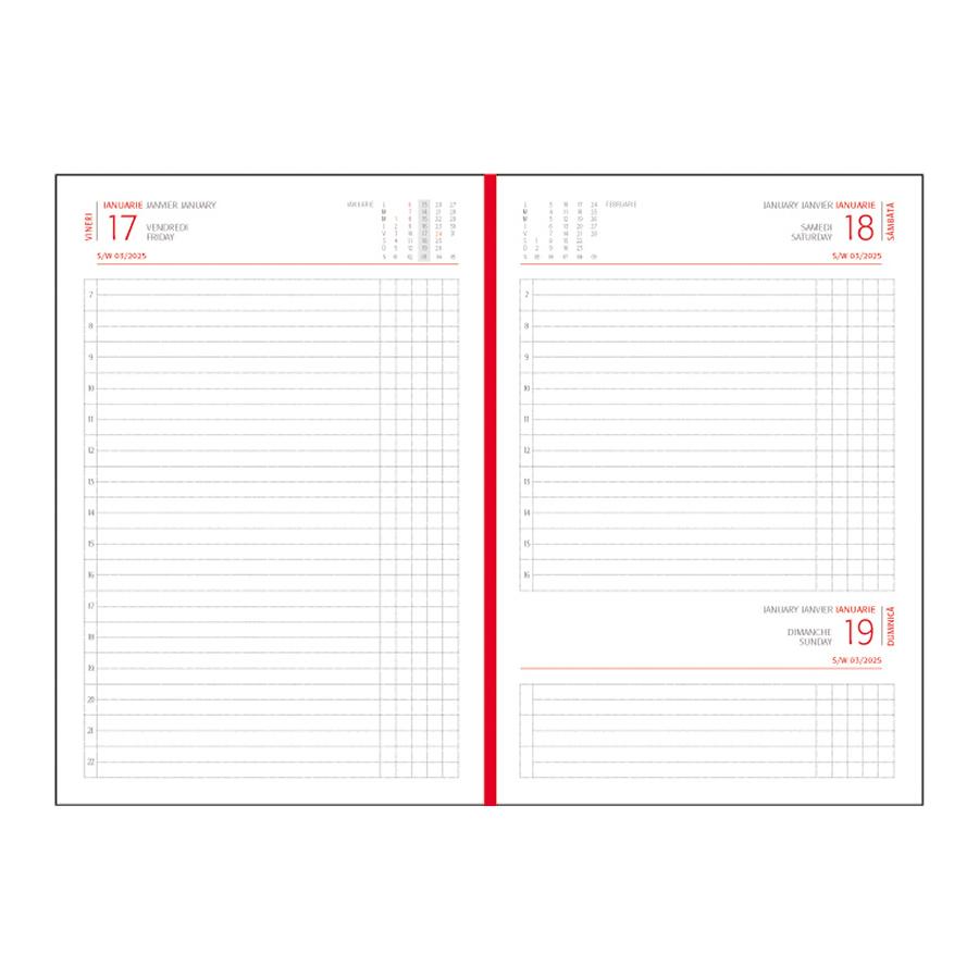 Agenda Basic Roșu BR11