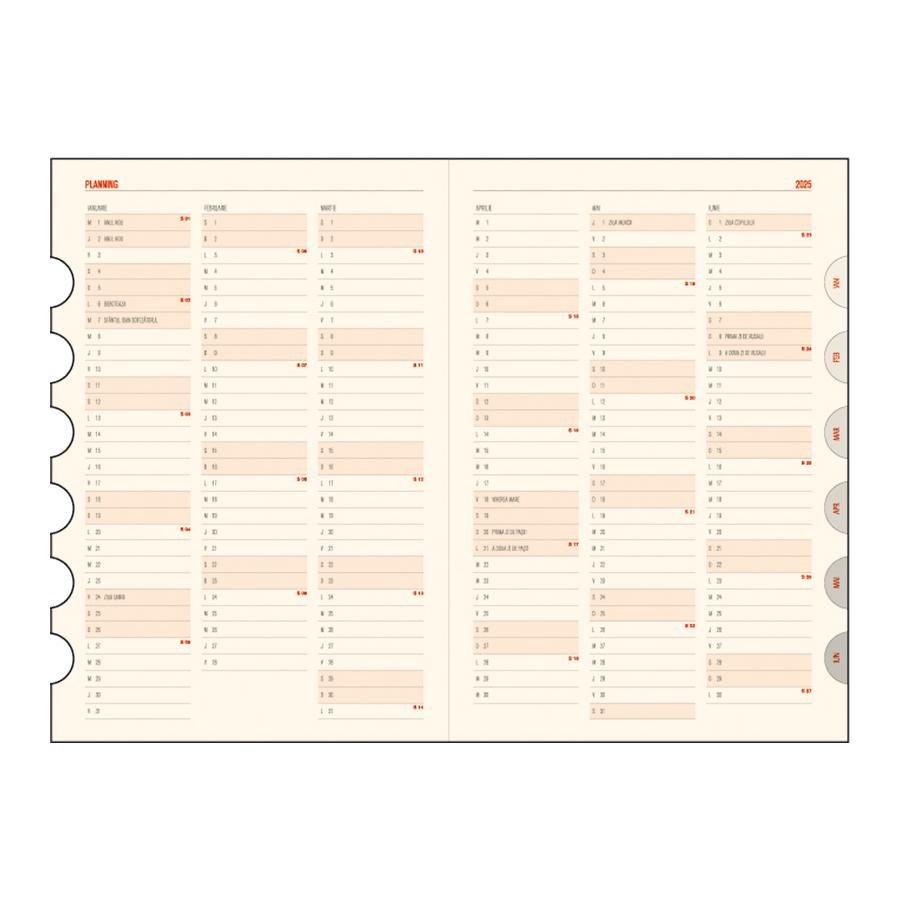Agenda Office Negru CH10