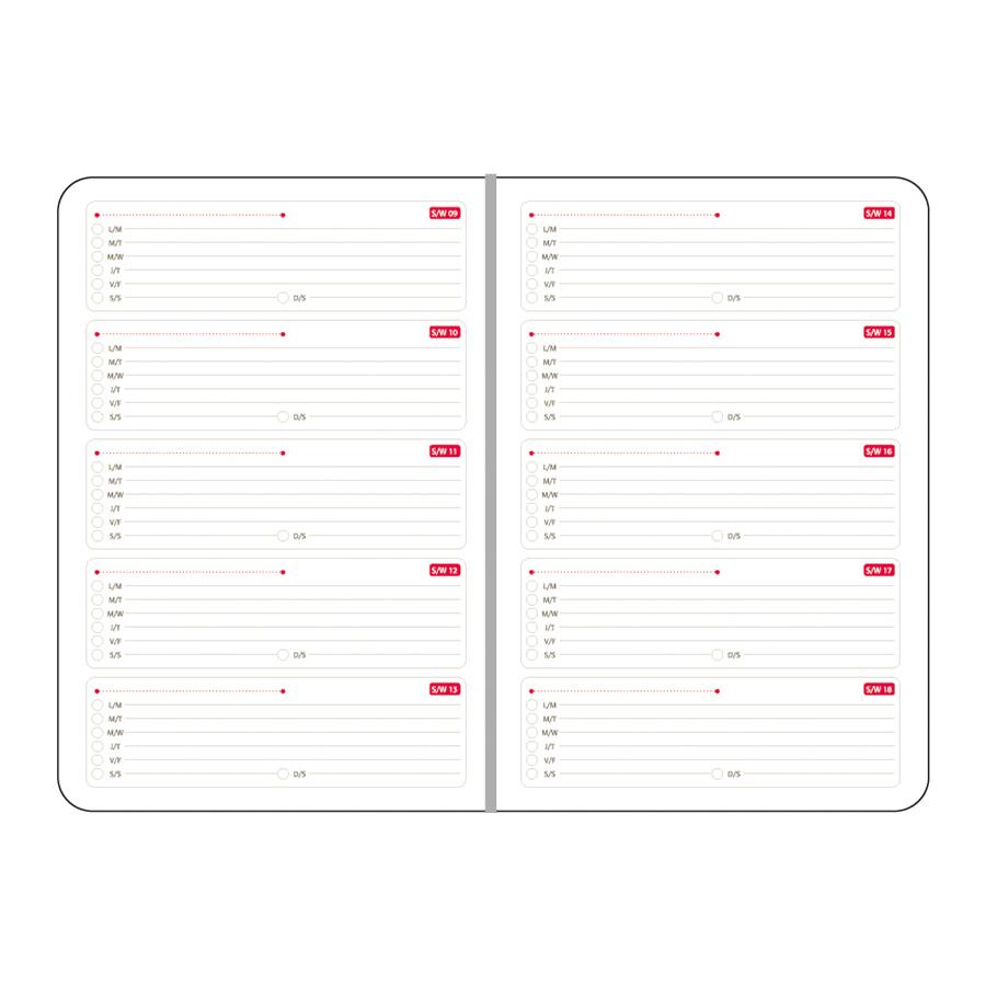 Agenda Bruges Negru KD10